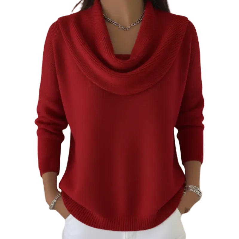 AMELIA | COLLAR-NECK SWEATER